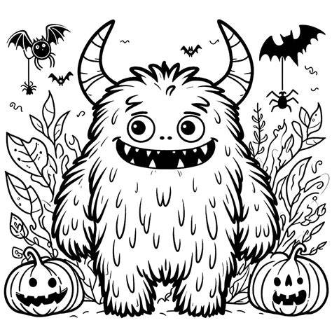 Halloween Monster Coloring Pages