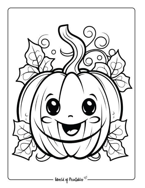 Halloween Pumpkin Printables Coloring Pages