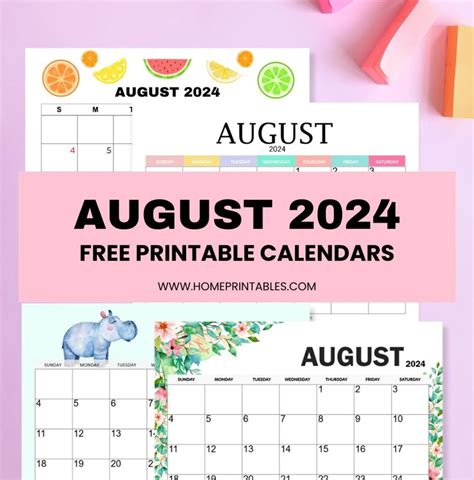 august 2024 calendar
