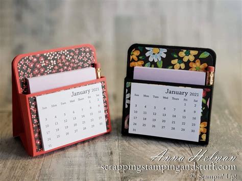 small desk calendar