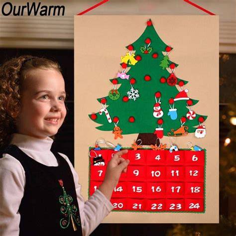 Hanging Christmas Countdown Calendar