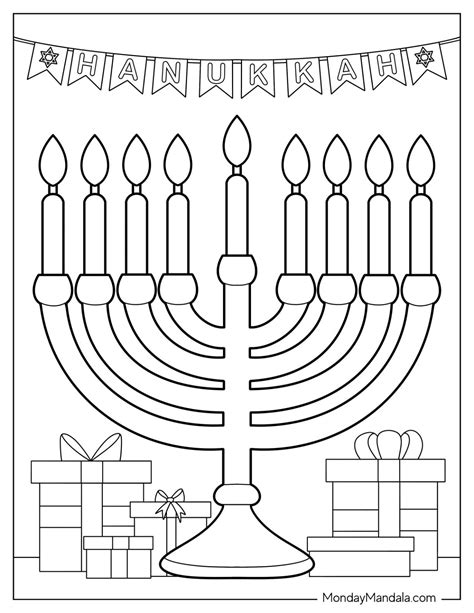 Hanukkah Coloring Printables