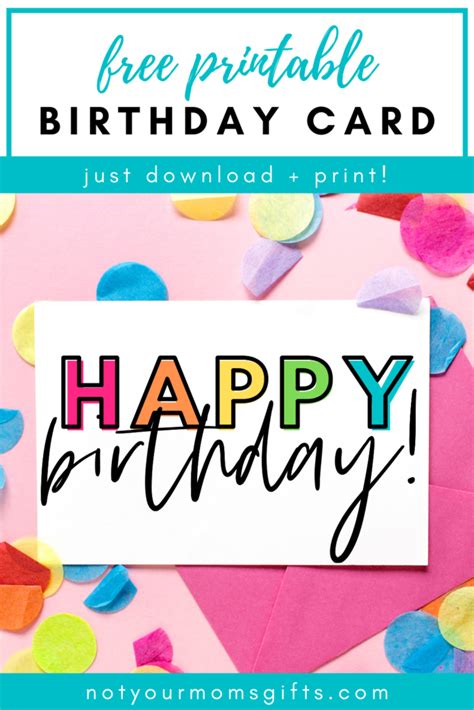 Happy Birthday Cards Printable Free