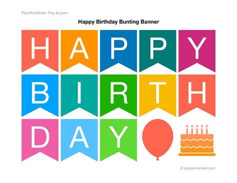 Happy Birthday Sign Free Printable