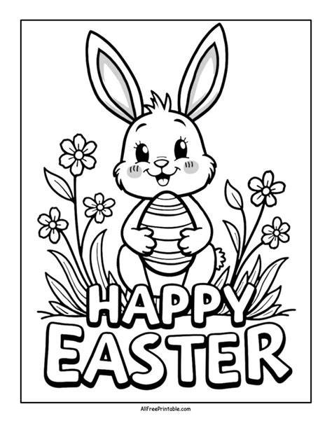 Happy Easter Pictures To Color