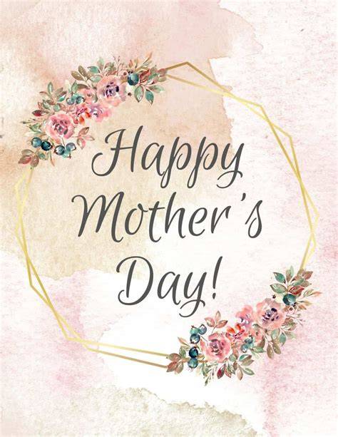 Happy Mother S Day Sign Printable