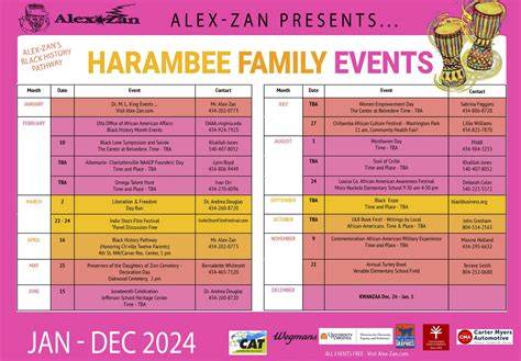 Harambee Elementary Calendar