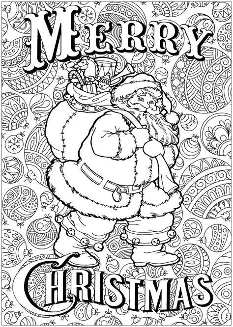 Hard Christmas Coloring