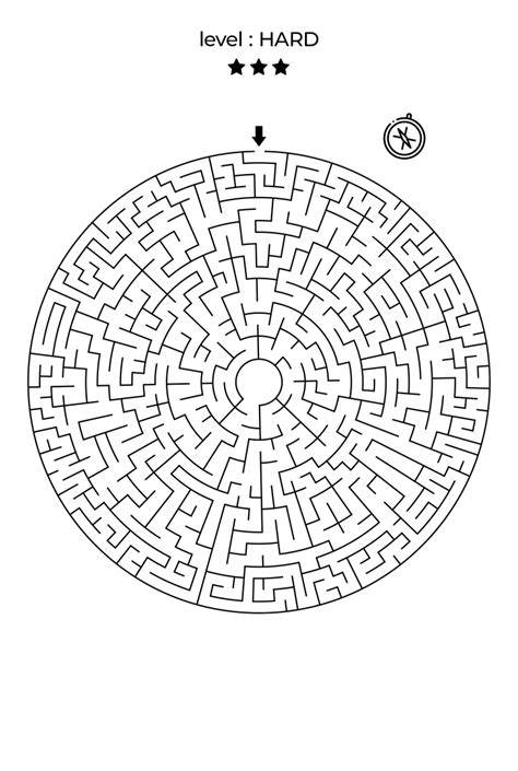 Hard Mazes Printable