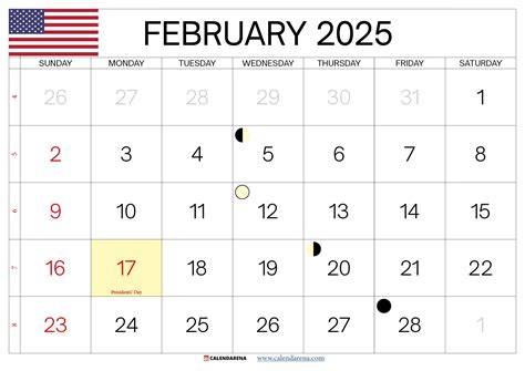 february 2025 calendar