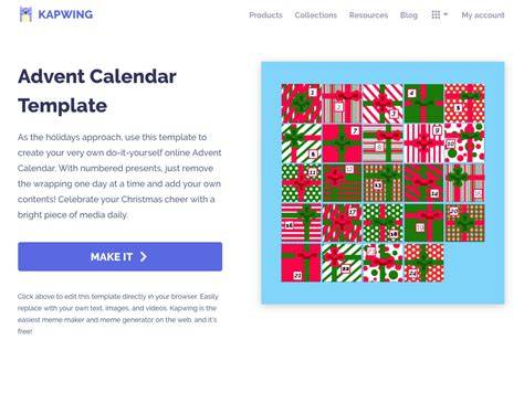 online advent calendar