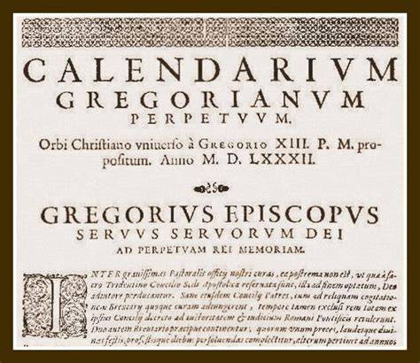 who started the gregorian calendar