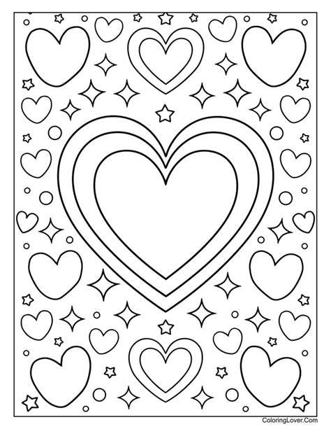 Heart Coloring Pictures