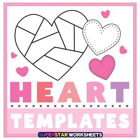 Heart Printable Template Free
