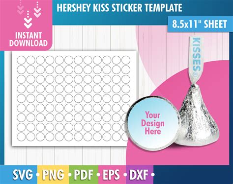 Hershey Kiss Printable