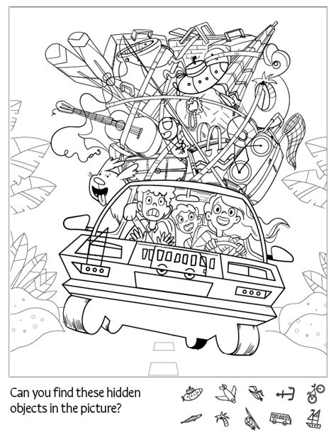 Hidden Picture Coloring