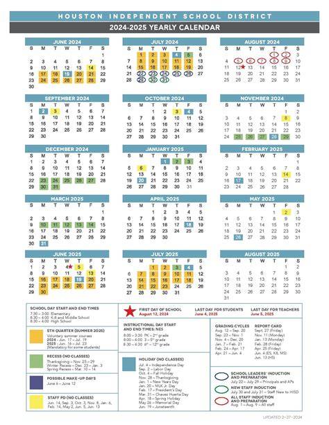 Hisd District Calendar
