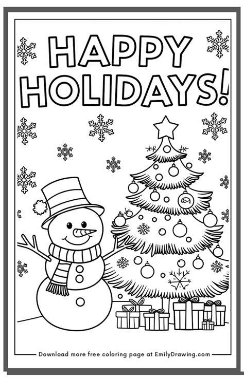 Holidays Coloring Pages