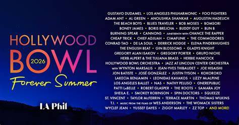 Hollywood Bowl Calendar
