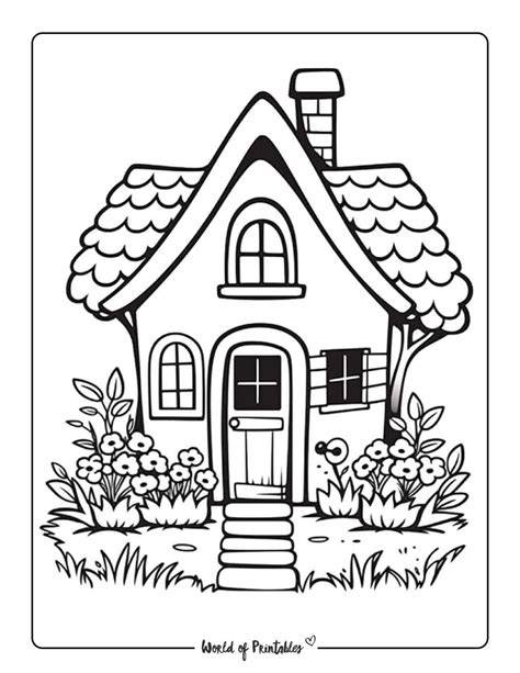 Home Coloring Sheets
