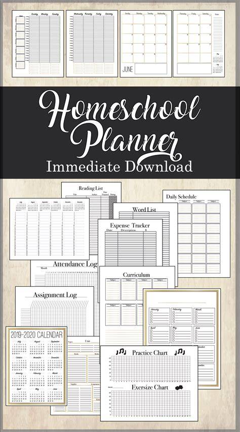 Homeschool Planning Printables