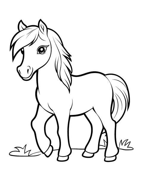 Horse Coloring Sheets To Print
