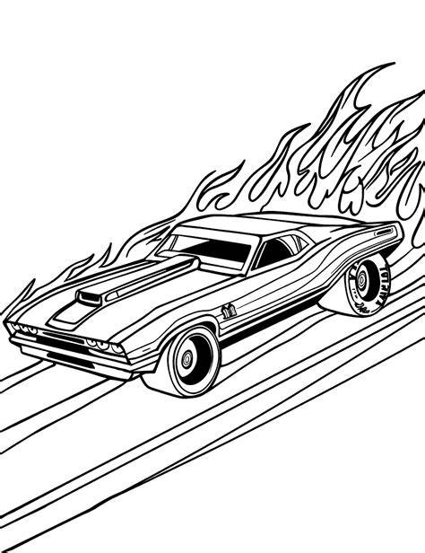 Hot Wheels Coloring Pages Free Printable