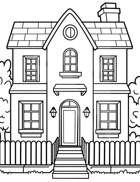 House Images To Color