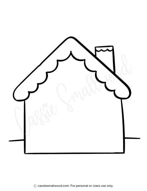House Template To Color