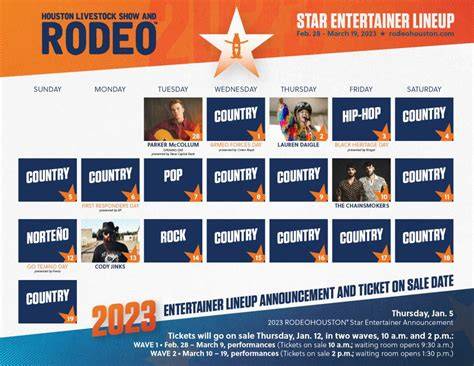Houston Concert Calendar