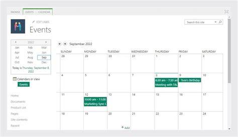 How To Create A Sharepoint Calendar