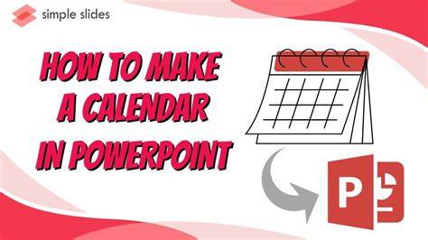 How To Make Calendar In Powerpoint