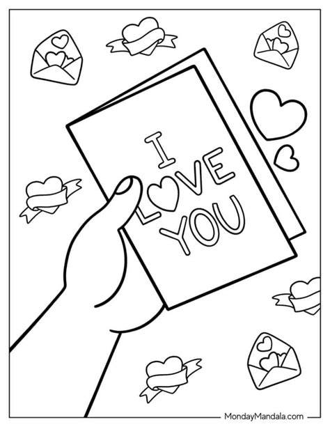 I Love You Printable Coloring Pages