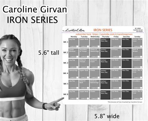 caroline girvan iron calendar