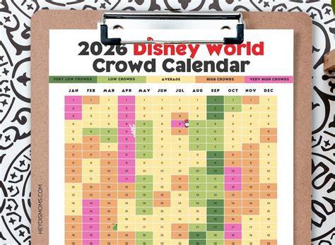 crowd calendar disney world