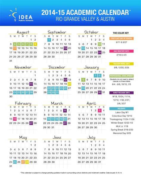 Idea Ewing Halsell Calendar