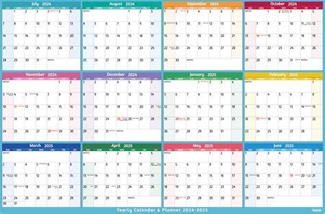 large calendar 2025
