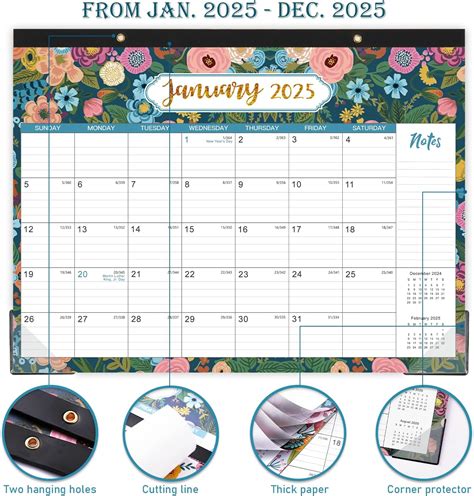 mini calendar 2025