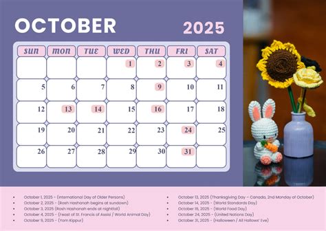 october 2025 calendar