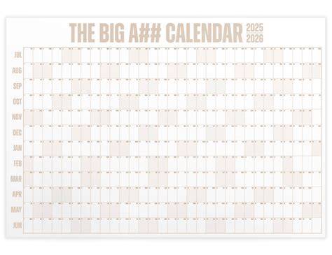 big ass calendar