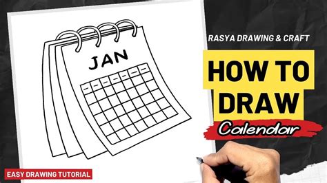 calendar drawing easy