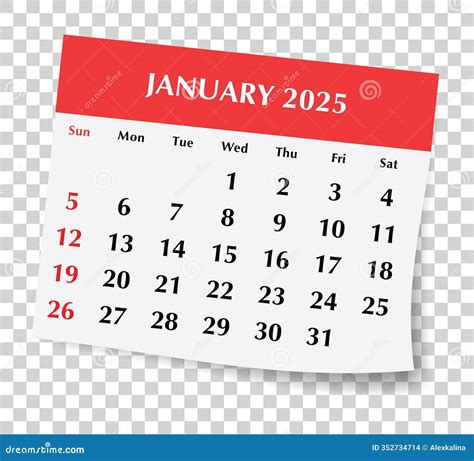 january 2025 calendar