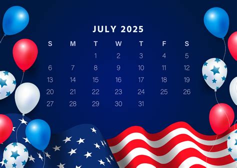 july 2025 calendar