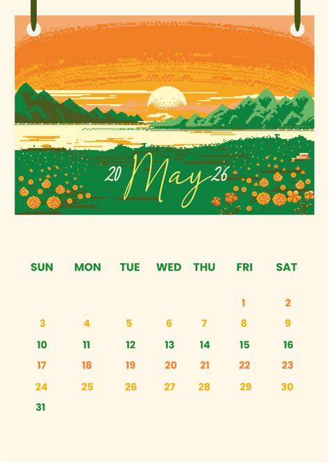 may 2025 calendar