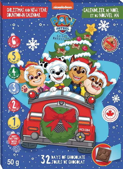paw patrol calendar advent
