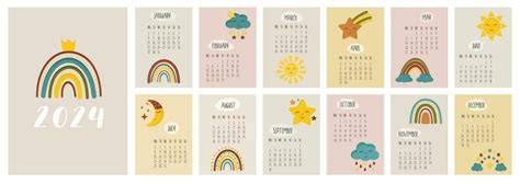 childrens printable calendar