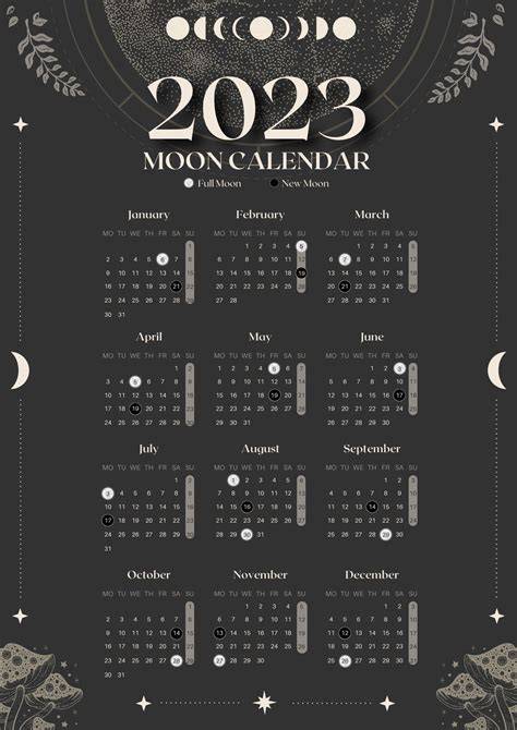 full moon calendar 2023