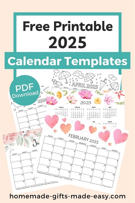 homemade gifts made easy calendar