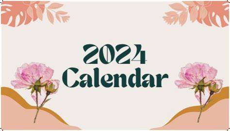 monthly calendar 2024