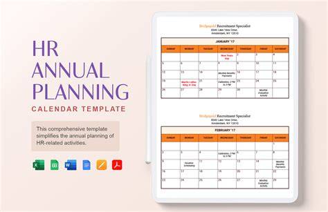 planning calendar template